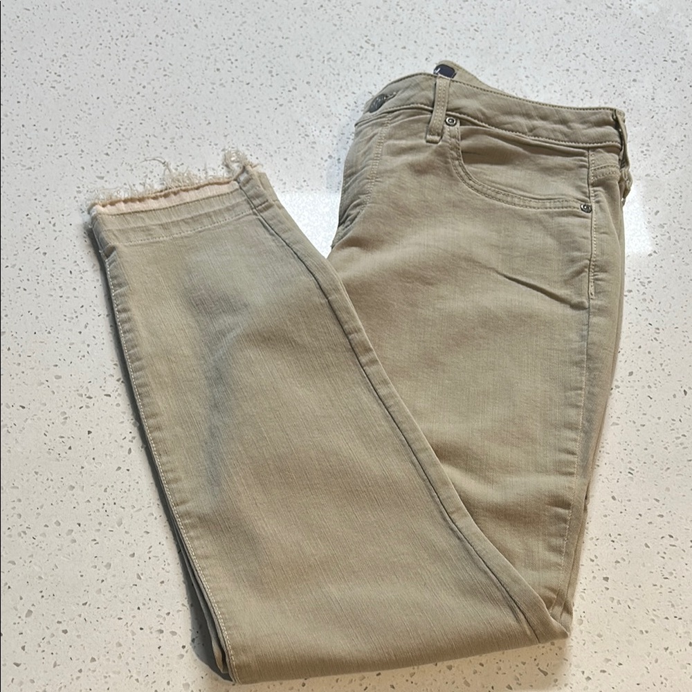 NYDJ Women's Skinny Ankle Jeans in Beige